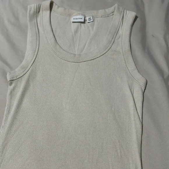 Aritzia Busy tank top in matte pearl - Picture 5 of 9